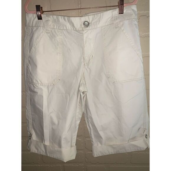 Vintage 90’s Y2K Baggy Khaki Cargo Shorts 10 - Picture 1 of 14